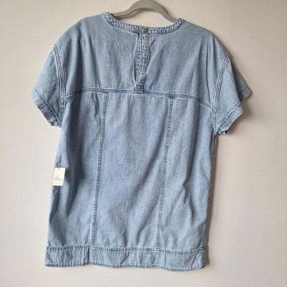 Free People Arland Mini Dress - XS - Bayshore Wash - Picture 7 of 9